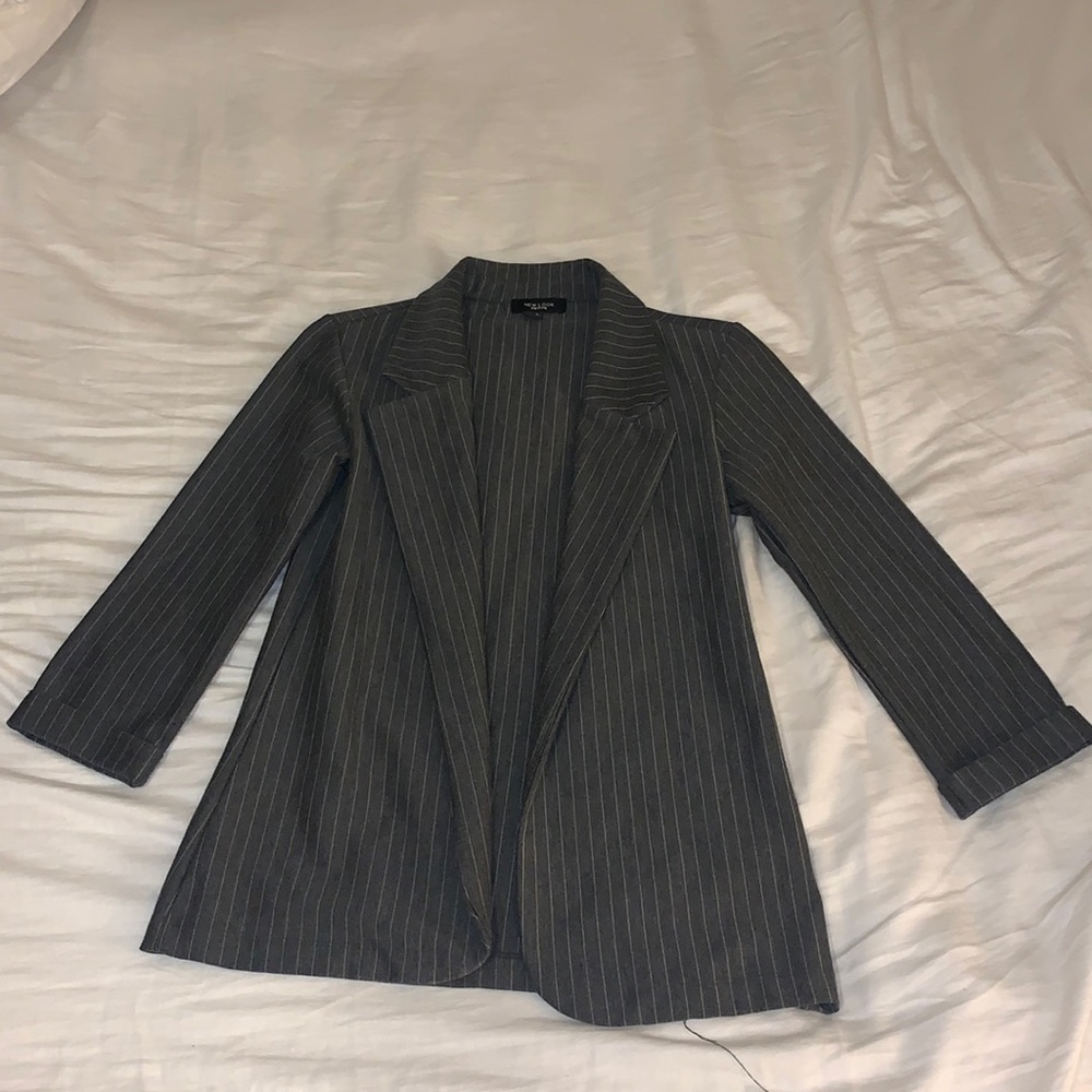 Grey pin stripe blazer women’s UK 8 US 4